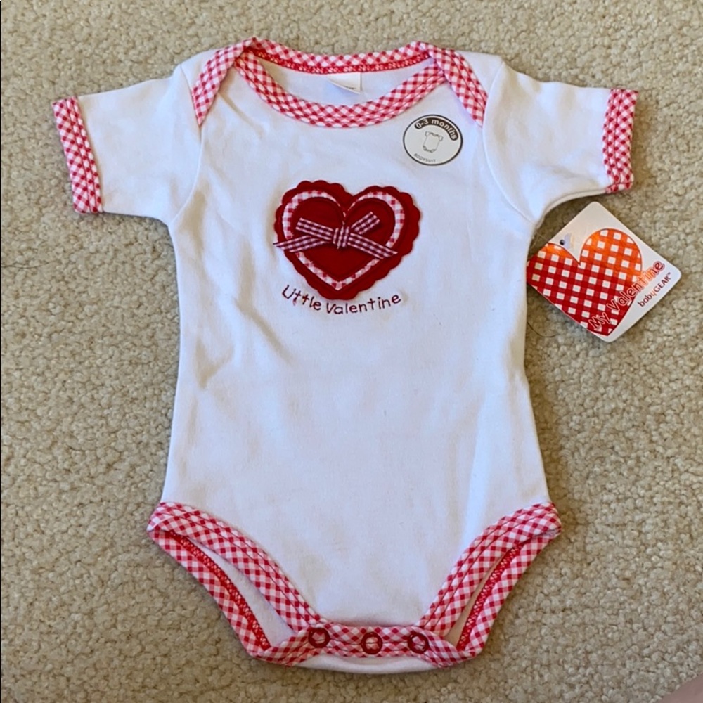 NWT babygear little valentine onesie